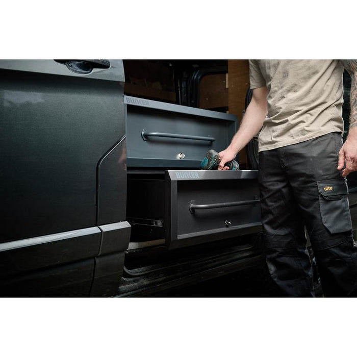 Draper 07134 Bunker Grey K1 Stacking Security Box