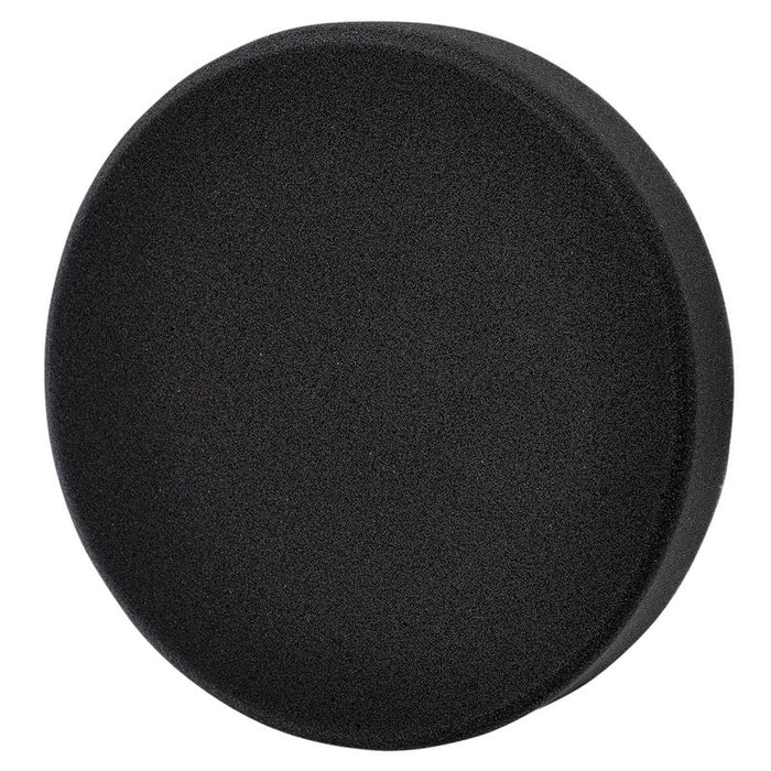 black polishing sponge on a white background