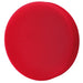 Red polishing sponge on a white background
