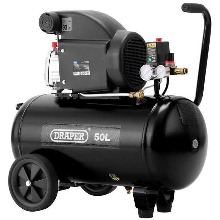 Draper 24981 50L Direct Drive Air Compressor 2HP (7.3 CFM)
