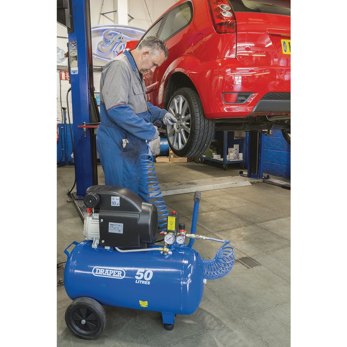 Draper 24981 50L Direct Drive Air Compressor 2HP (7.3 CFM)
