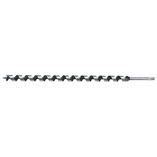 auger drill bit on white background