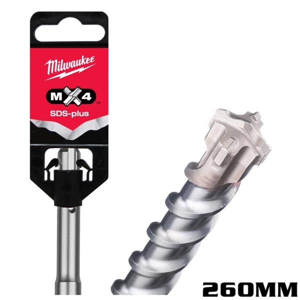 Milwaukee drill bit with packaging on a white background