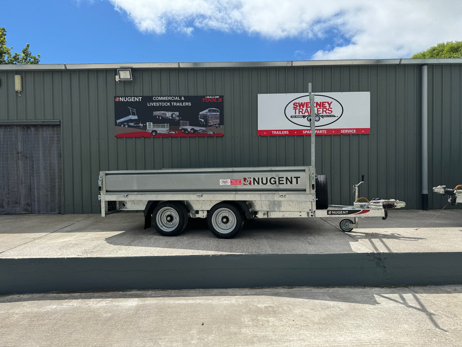 Nugent Flatbed 10' x 6' Twin Axle c/w Dropsides (2700kg)