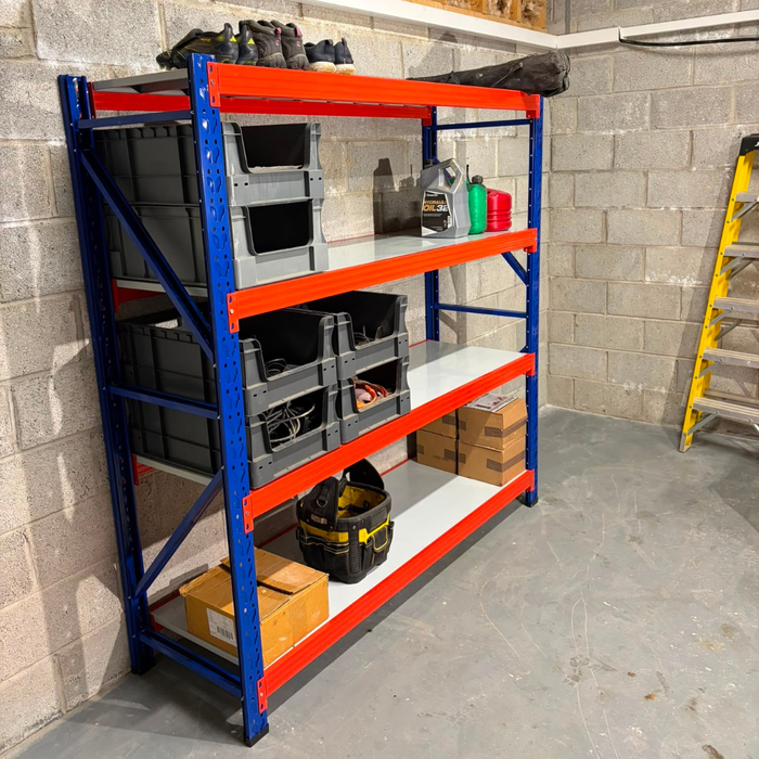 Longspan Shelving Starter 2M x 2M x 600mm (4 Layers)