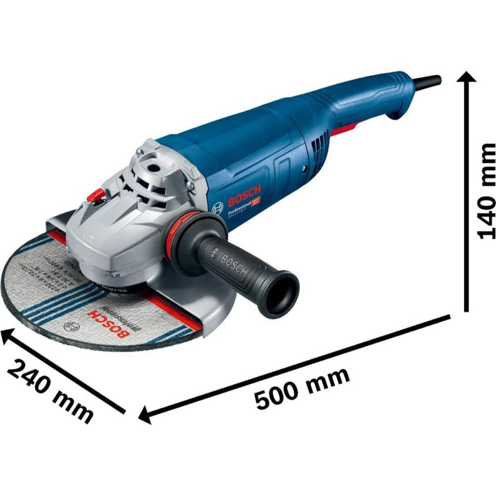 Bosch GWS 2200 P 9" 2200 Watt Grinder (230v)