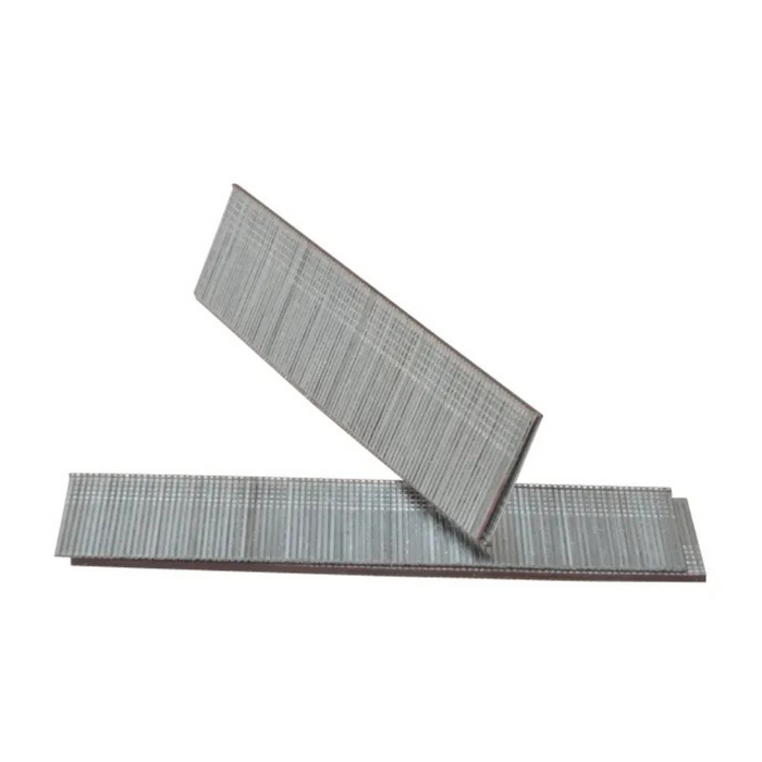 Two packs of brad nails on a white background