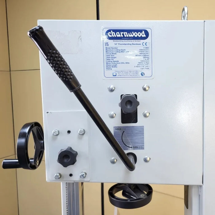 Charnwood C14BX 14" Bandsaw 13" Cutting Depth – 1800w