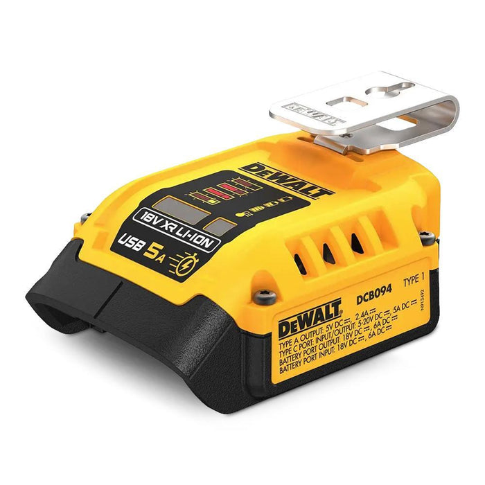 DeWalt DCB094K 18V XR USB Power Delivery Charging Kit