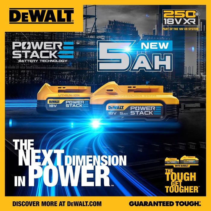 DeWalt DCBP518-XJ 18V 5.0Ah Powerstack Battery