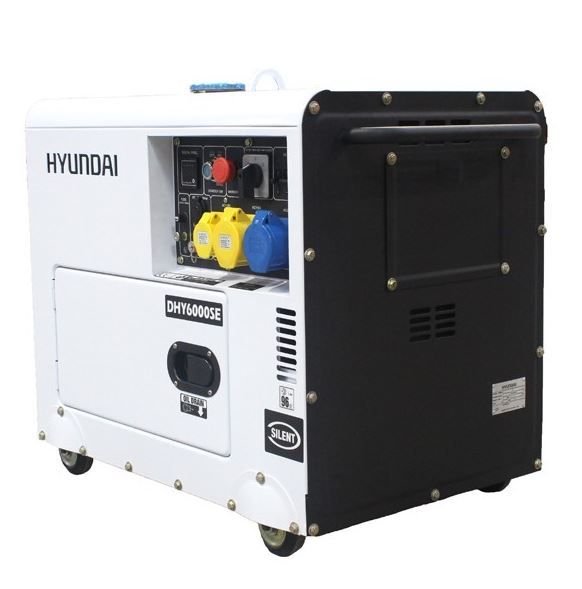 Hyundai DHY6000SE 5.2Kw Silent Diesel Generator