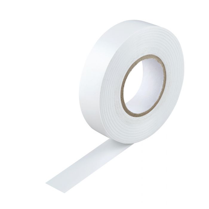 Faithfull White Electrical Insulation Tape (19mm x 20M)