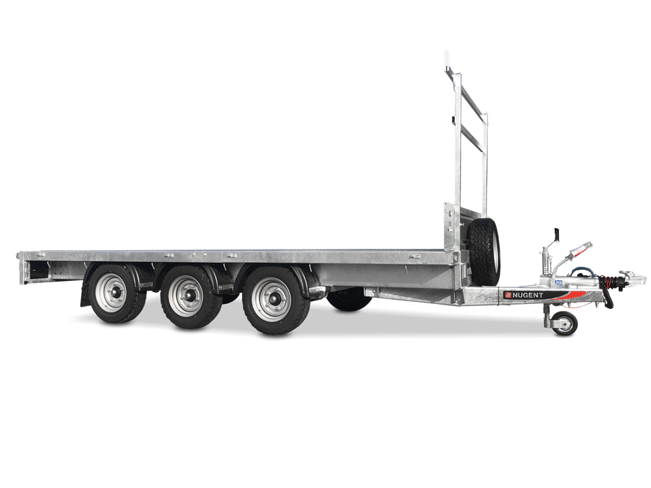 Nugent Flatbed 14ft 1'' x 6ft 7'' Tri Axle c/w Dropsides (3500kg)