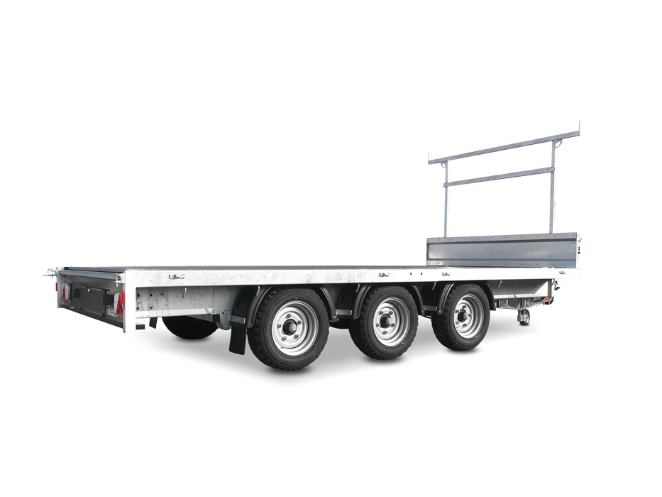 Nugent Flatbed 14ft 1'' x 6ft 7'' Tri Axle c/w Dropsides (3500kg)