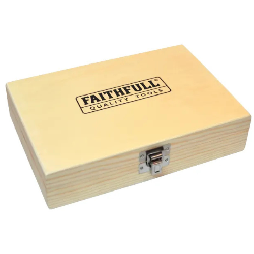 Faithfull Router Bit Set Faithfull 15pc TCT Router Bit Set (1/2'' Shank) — Mallow Tools
