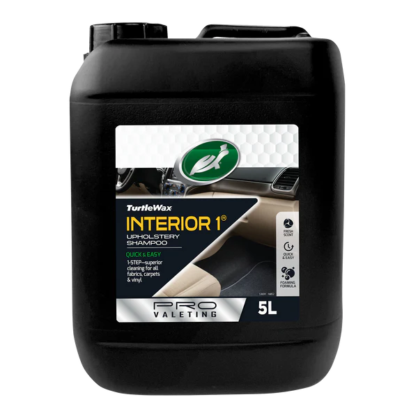 Turtlewax 5L Pro Valet Interior 1 Upholstery Shampoo