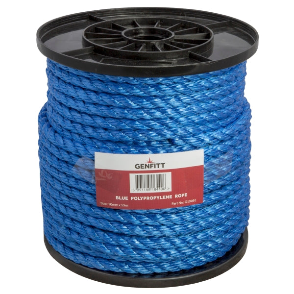 General Purpose 12mm x 35M Blue Polypropylene Rope Reel