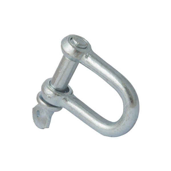 M5 Zinc Plated Commercial D-Shackle (3/16'')