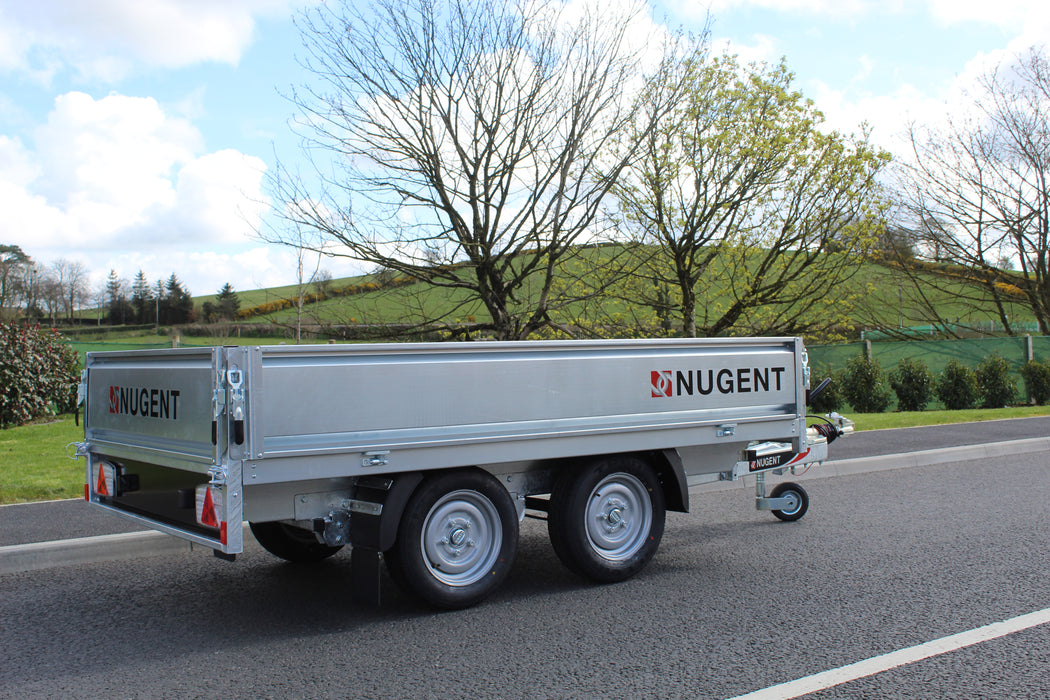 Nugent General Flatbed 8' x 5' Twin Axle c/w Dropsides (2000Kg)