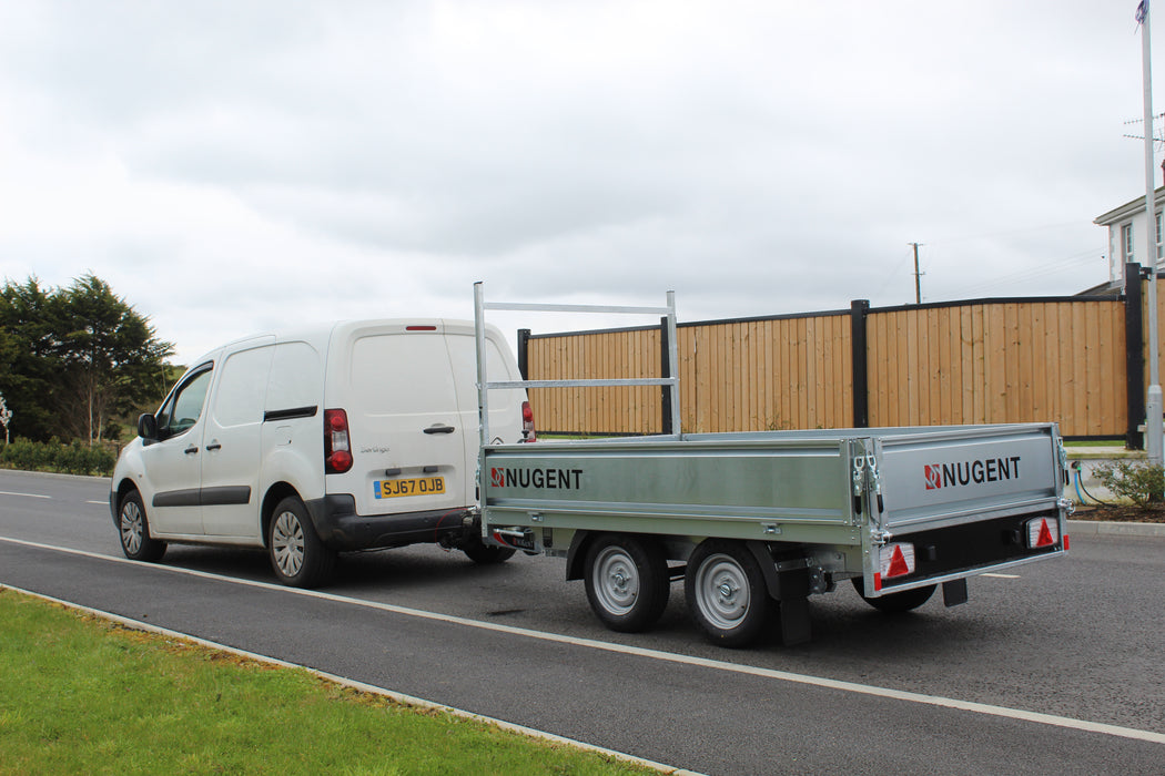 Nugent General Flatbed 8' x 5' Twin Axle c/w Dropsides (2000Kg)