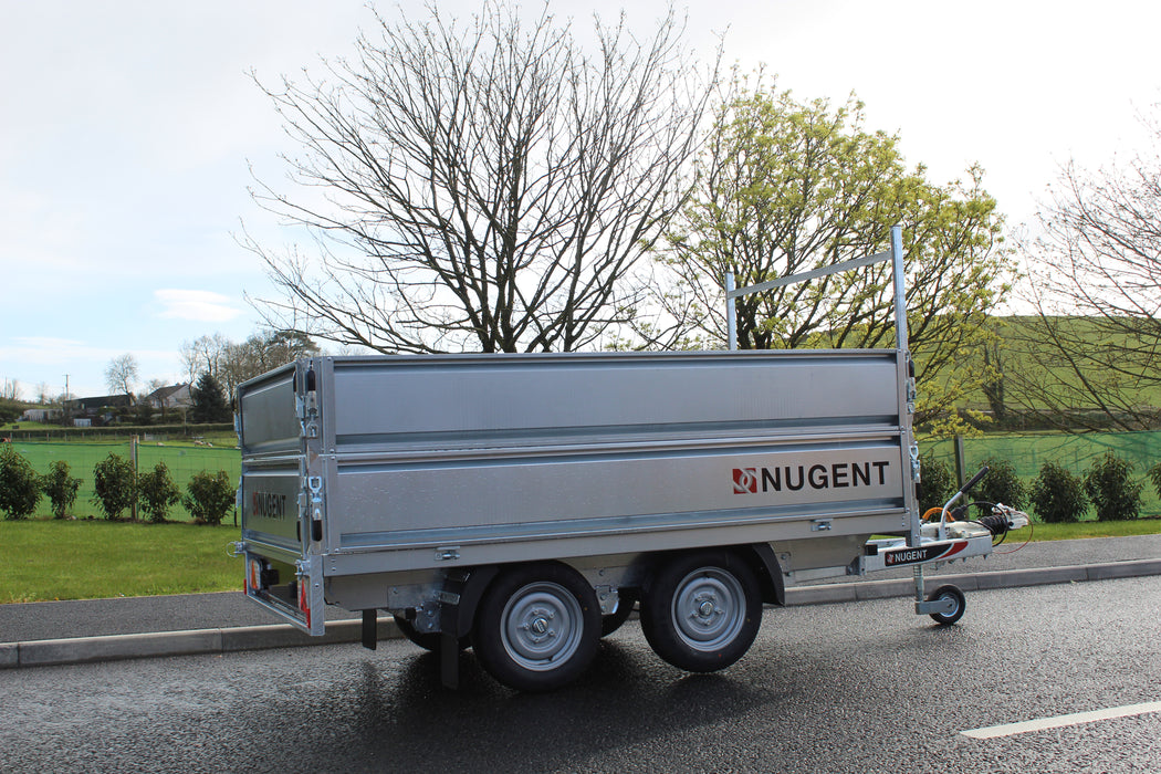 Nugent General Flatbed 8' x 5' Twin Axle c/w Dropsides (2000Kg)