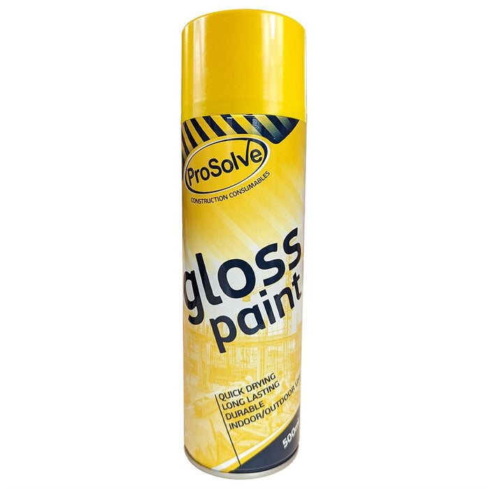 Prosolve 500ml Gloss Yellow Aerosol (RAL 1003)