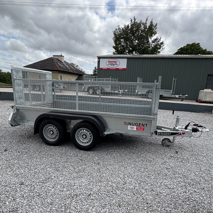 Nugent GP 10' x 5' Twin Axle c/w Mesh Sides (2700Kg)