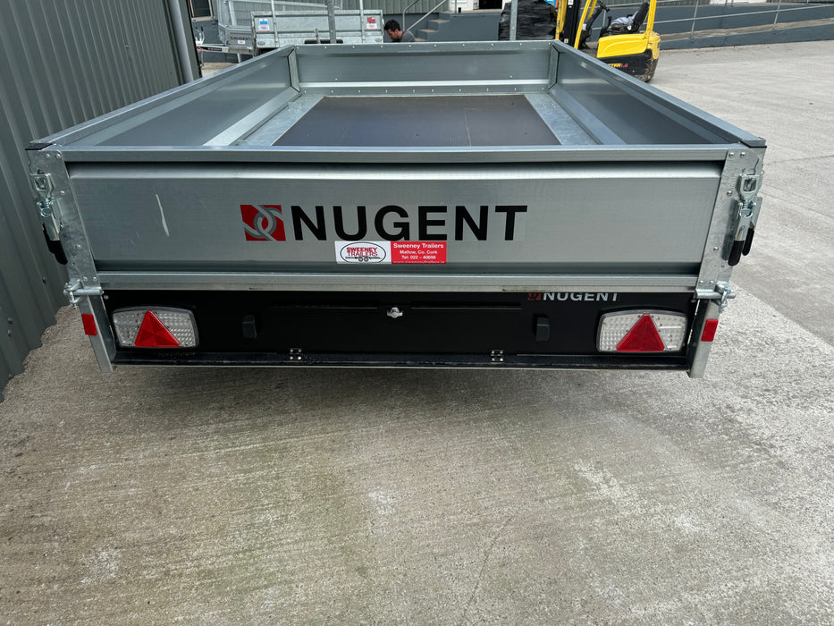 Nugent Flatbed 10ft x 6ft Twin Axle c/w Dropsides (3500kg)