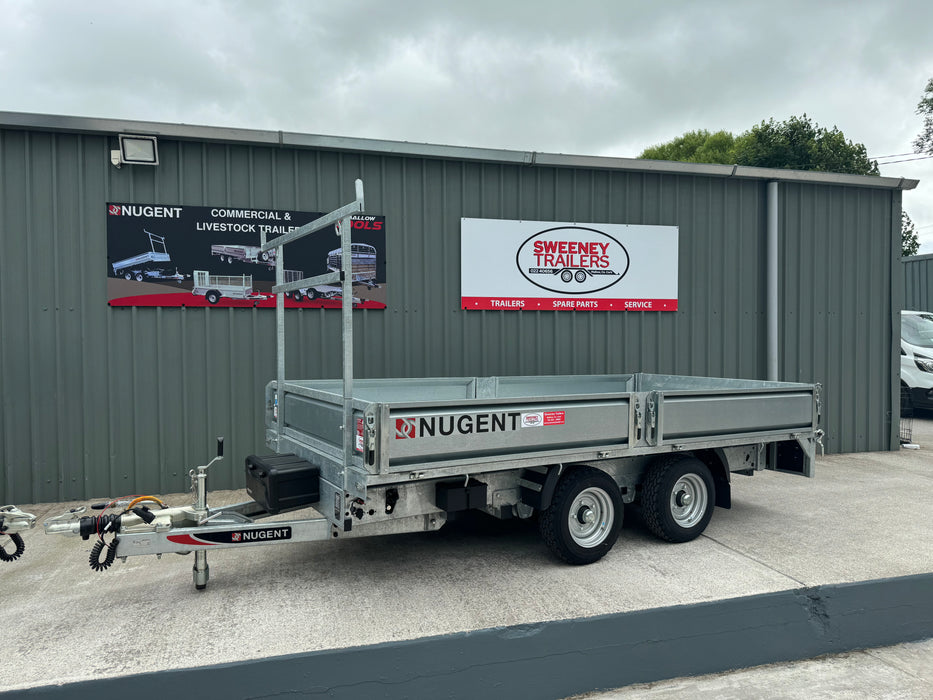 Nugent Tipper 12' 2'' x 5' 11'' c/w Dropsides (3500kg)