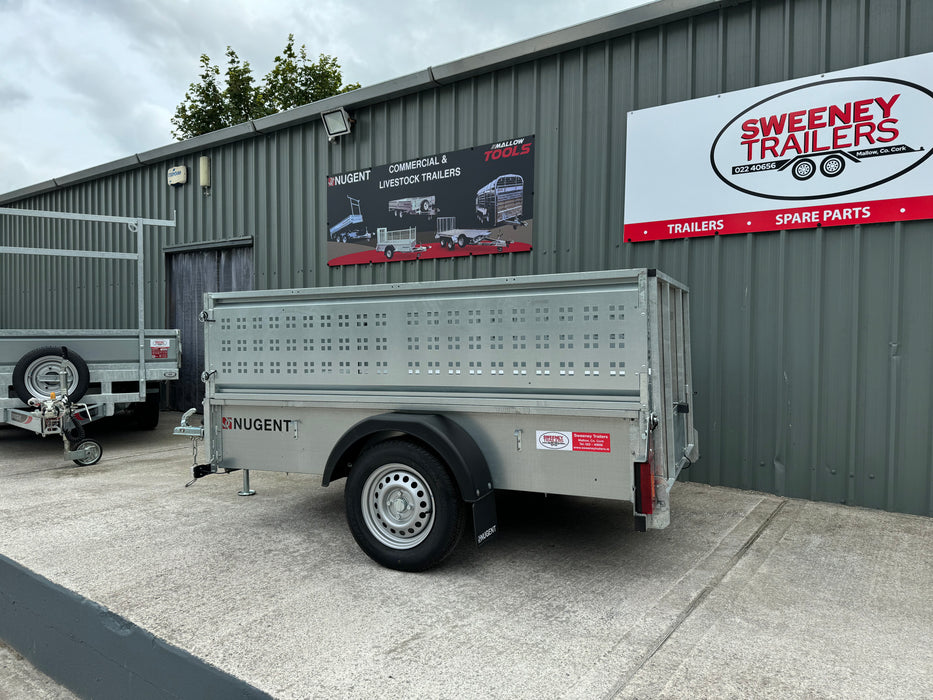 Nugent Utility 7' 1'' x 4' 2'' Single Axle Trailer c/w Ramp Door (750kg)