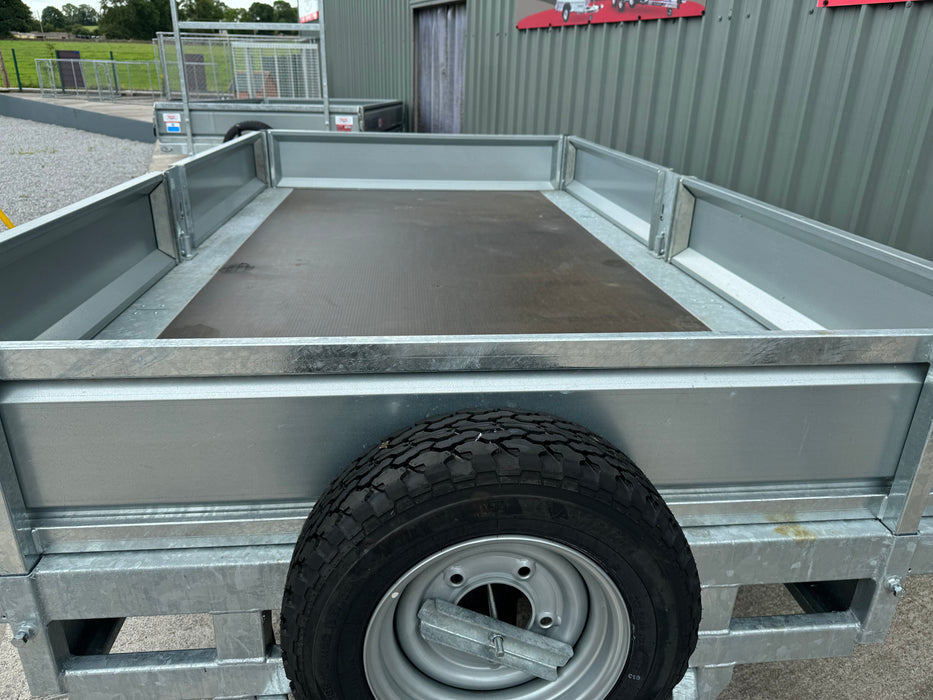 Nugent Flatbed 14ft 1'' x 6ft 7'' Twin Axle c/w Dropsides (3500kg)