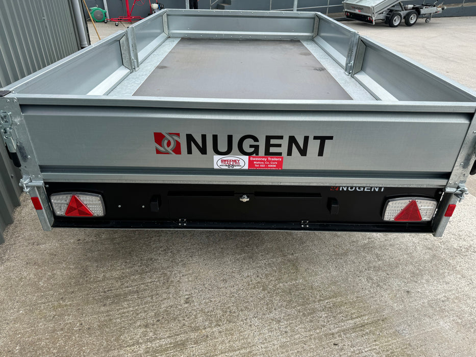 Nugent Flatbed 14ft 1'' x 6ft 7'' Twin Axle c/w Dropsides (3500kg)