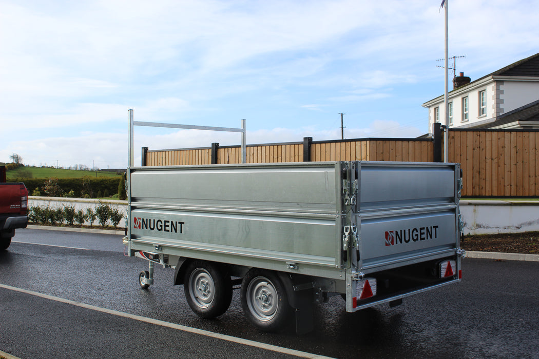 Nugent General Flatbed 8' x 5' Twin Axle c/w Dropsides (2000Kg)