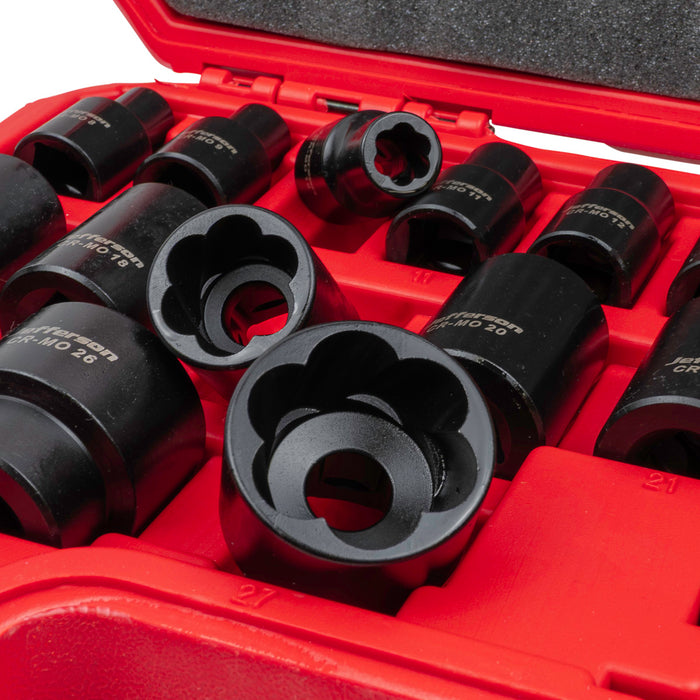 Jefferson 21pc Nut & Bolt Extractor Set