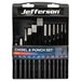 Jefferson chisel and punch set packaging on a white background