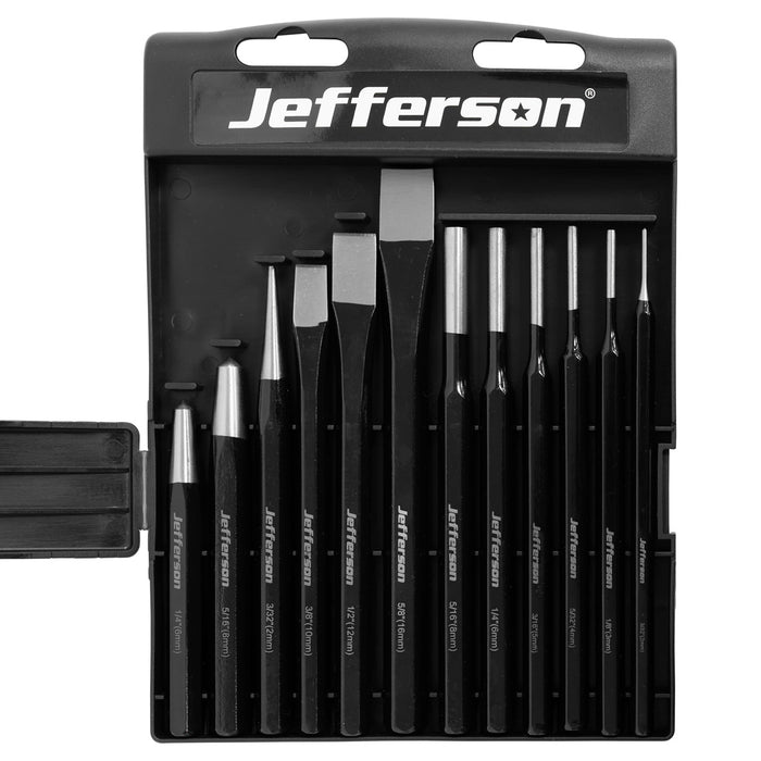 Jefferson 12pc Chisel & Punch Set