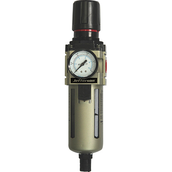Jefferson 1/2" Outlet Filter Regulator c/w Gauge