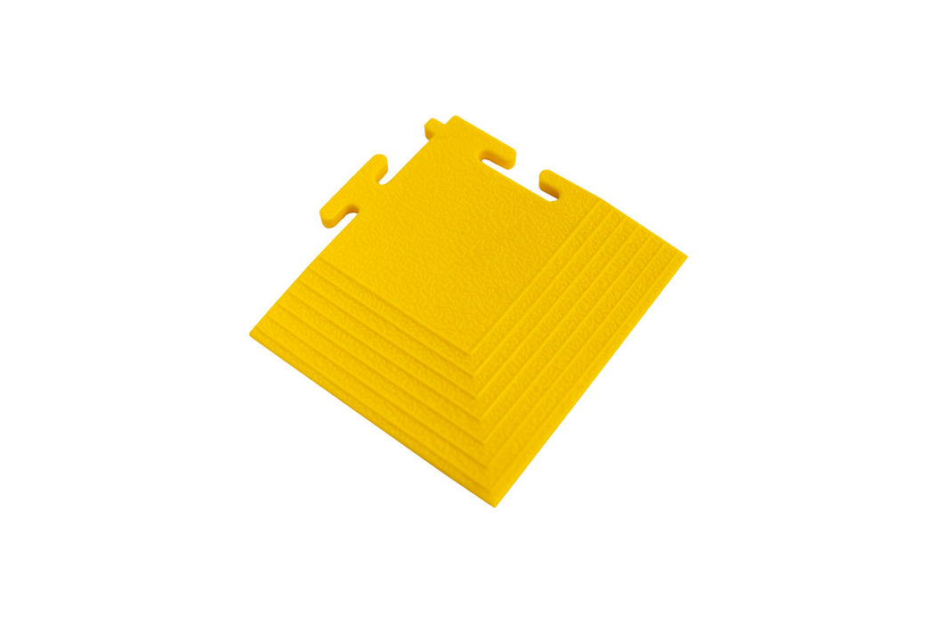 Jefferson Corners for 500 x 500 Interlocking PVC Floor Tiles Yellow (Singles)