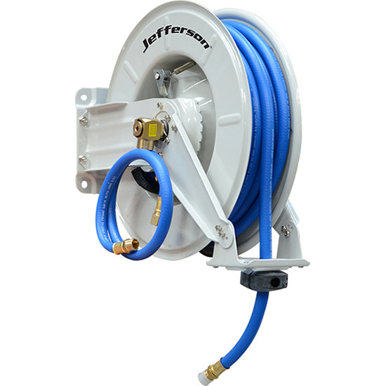 Jefferson 3/8" 15M Industrial Retracting Air Hose Reel