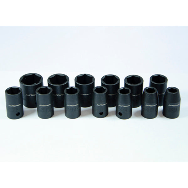 Jefferson 13pc 1/2" Deep Impact Socket Set (10 - 24mm)