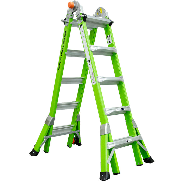 Jefferson FG5 Fibreglass Multi Purpose Ladder (5.1M)