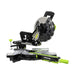 jefferson 10" sliding mitre saw in green and black, on a white background