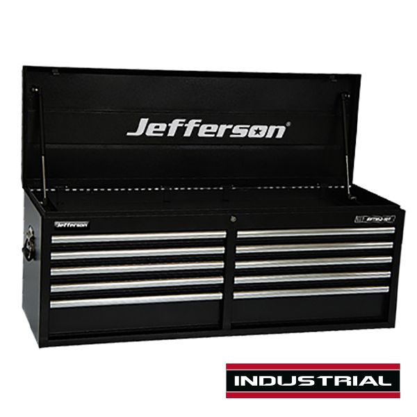 Jefferson 52'' Industrial 10 Drawer Top Tool Chest