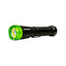 Flashlight with green accent and 'Jefferson' branding on a white background