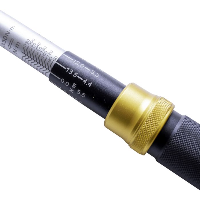 Jefferson 1/2'' Calibrated Micrometer Style Torque Wrench (60-330Nm)