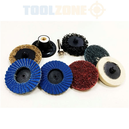 Toolzone 9Pc 2" Sanding & Prepping Set