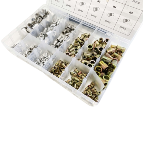 Toolzone 300pc Mixed Rivnut Assortment (M3 - M10)