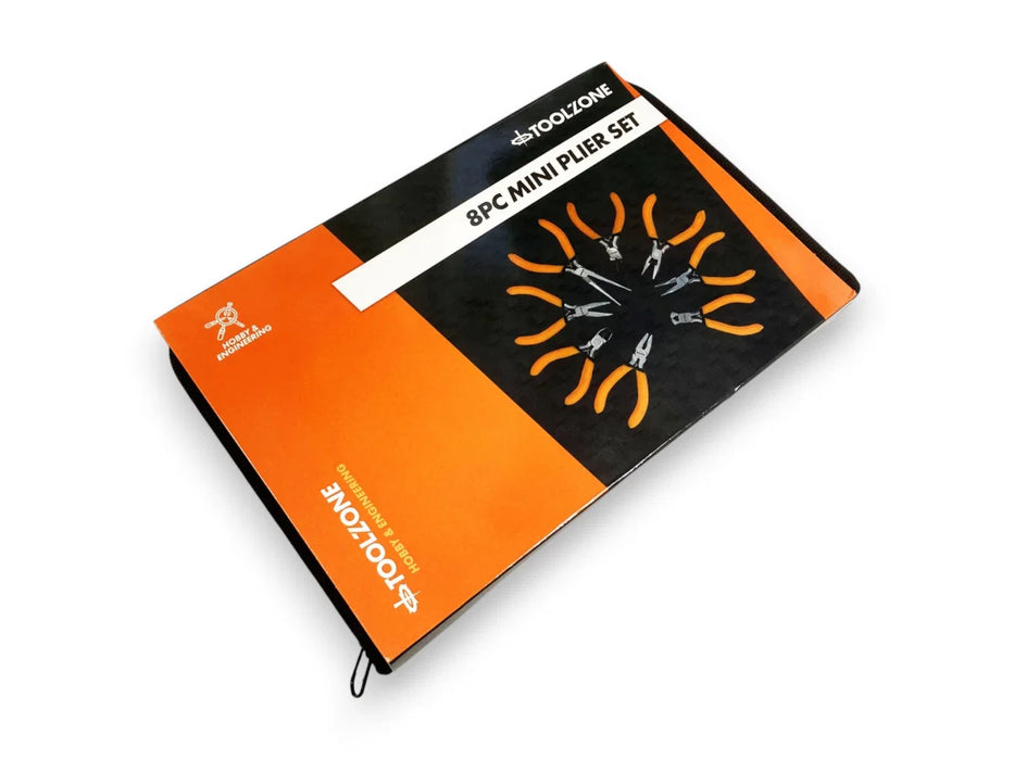 Toolzone 8pc Assorted Mini Plier Set