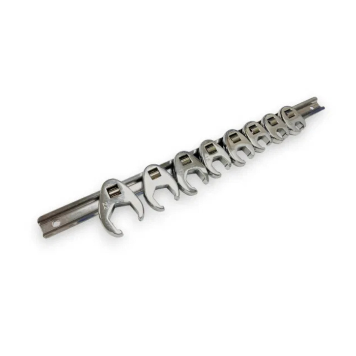 8pc crowsfoot spanner set