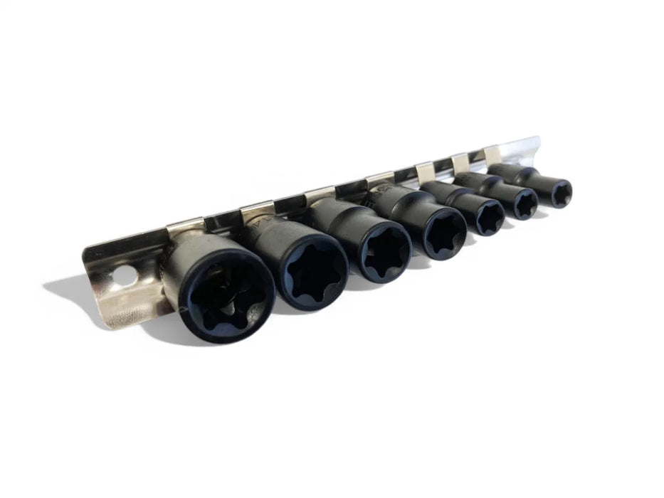 Toolzone 7PC 1/4" & 3/8" Impact E Socket Set